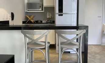 Imagem 6: Loft duplex mobiliado e decorado com serviços para aluguel tem 45 m2 com 1 suíte- 1 vaga