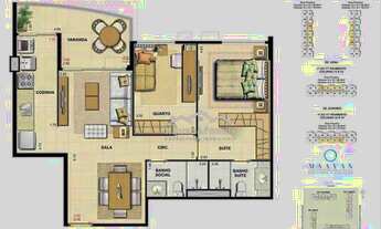 Imagem: CIDADE JARDIM MAAYAN - Apartamento 3 quartos