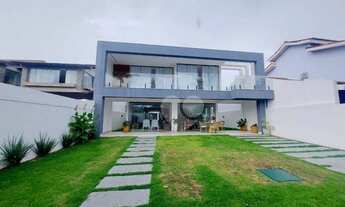 Imagem 6: Lopes Enjoy vende linda casa em centro de terreno, com 4 suítes, casa super completa com 3