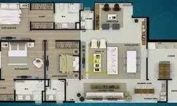 Imagem 7: Apartamento com 3 dormitórios à venda, 150 m² por R$ 1.100.000 - Jardim Santana - Franca/S