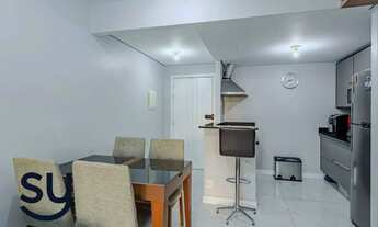 Imagem 5: Apartamento 1 dormitório no Trend, semimobiliado, sacada com churrasqueira