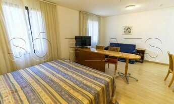 Imagem 7: Flat totalmente mobiliado bem localizado próx da Av Ibirapuera e Shopping Ibirapuera. Cons