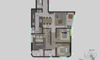 Imagem 3: Apartamento à venda, 3 quartos, 1 suíte, 2 vagas, Vale do Sereno - Nova Lima/MG