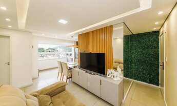 Imagem: 2 quartos com varanda integrada e vaga para