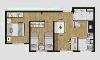 Imagem 3: Venda Apartamento com 2 dormitórios