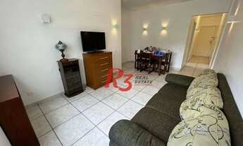 Imagem 3: Apartamento mobiliado com um dormitório para locação no Gonzaga em Santos