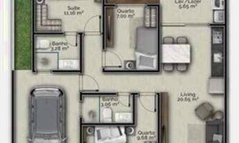 Imagem 2: Casa para Venda em Palhoça, BELA VISTA - LOTEAMENTO VALE VERDE, 3 dormitórios, 1 suíte, 2