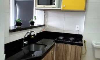 Imagem 1: Quarto e sala Apartamento com 1 dormitório