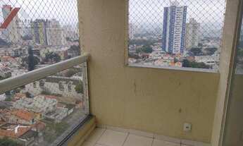 Imagem 2: Apartamento com 3 dormitórios para alugar, 60 m² por R$ 2.362/mês - Vila Eldízia - Santo A