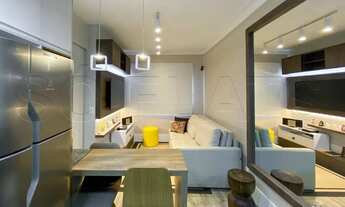 Imagem 2: Flat mobiliado disponível para locação com 30m², 01 dormitório e 01 vaga de garagem