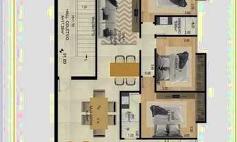 Imagem 7: Apartamento com 2 quartos sendo 1 suíte à venda, 57 m² por R$ 299.000 - Fontesville - Juiz