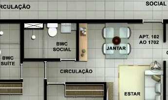 Imagem 6: RCR) Madalena Classic | 2 e 3 quartos | Varanda Gourmet