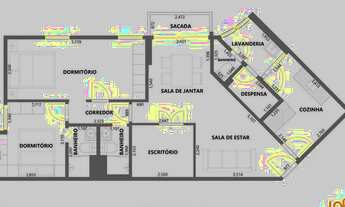 Imagem 2: Apartamento para Locação em São Paulo, Vila Olímpia, 3 dormitórios, 1 suíte, 3 banheiros
