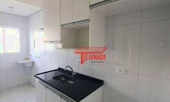 Imagem 7: Apartamento com 2 dormitórios para alugar, 55 m² por R$ 1.724,17/mês - Vila Pires - Santo
