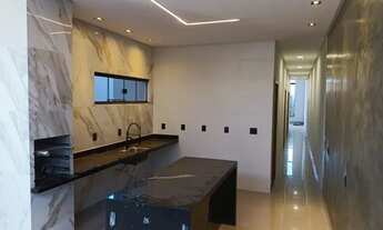 Imagem 7: CASA NOVA 3 QUARTOS SENDO 1 SUÍTE VARANDA GOURMET PORCELANATO ILUMINAÇÃO LED ALTO PADRÃO F