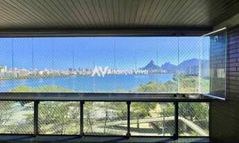 Imagem: Apartamento Lagoa, vista frontal, com varanda