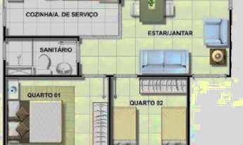Imagem 2: Apartamento Venda no Duo Salvador Norte Aceita financiamento Caixa Econômica