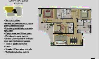 Imagem 6: Apartamento para venda possui 106 metros quadrados com 2 quartos em Botafogo - Rio de Jane