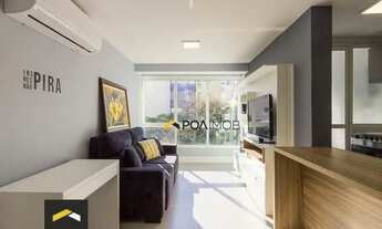 Imagem 2: Apartamento com 1 dormitório para alugar, 50 m² por R$ 3.800,00/mês - Petrópolis - Porto A