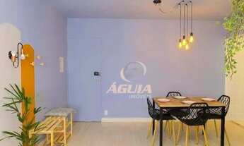 Imagem 2: Apartamento com 02 dormitórios Reformado à venda, 53 m² por R$ 235.000 - Jardim Santo Andr