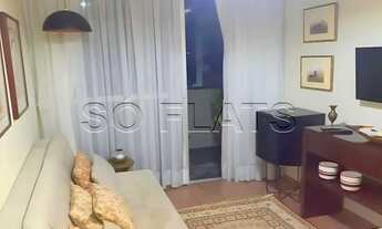 Imagem 2: Ótimo flat lindo e aconchegante em Moema disponível para locação com 1 dorm e 1 vaga de ga