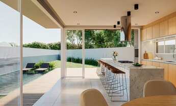 Imagem 2: Casa para venda tem 210 metros quadrados com 4 suítes em condomínio fechado