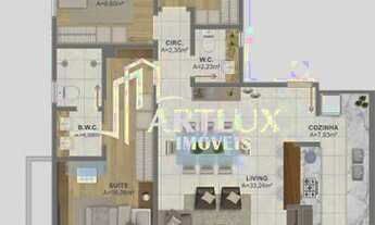 Imagem 6: Apartamento para Venda em São José, Kobrasol, 2 dormitórios, 1 suíte, 2 banheiros, 1 vaga