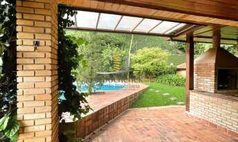 Imagem 2: Linda casa no Alphaville Industrial para locação com 620m2, pátio com piscina