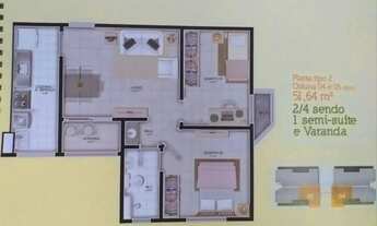 Imagem 2: Apartamento à venda no VIAMONTE CONDOMÍNIO CLUBE, MARCELO DEDA, São Cristóvão, SE