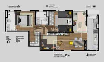 Imagem 3: Apartamento 2 dorms c/ suite para locação no Jardim Satélite!! Varanda Gourmet