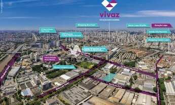 Imagem 2: Apê com 2 dorm e varanda, 36m² perto da futura Estação Sta.Marina do Metrô