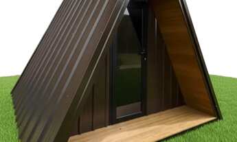 Imagem 3: Cabana Pré-fabricada A-frame - Ideal Para Airbnb - Enviamos Para Todo Brasil