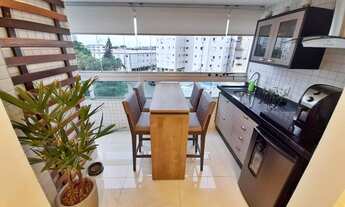 Imagem 5: Apartamento 02 dormitórios, com linda varanda gourmet, na Guilhermina em Praia Grande - SP