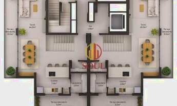 Imagem 3: Cobertura com 3 dormitórios à venda, 156 m² por R$ 2.633.927,54 - Juvevê - Curitiba/PR