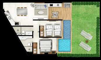 Imagem 3: Imóvel para venda tem 89 metros quadrados com 2 quartos em Praia dos Carneiros - Tamandaré