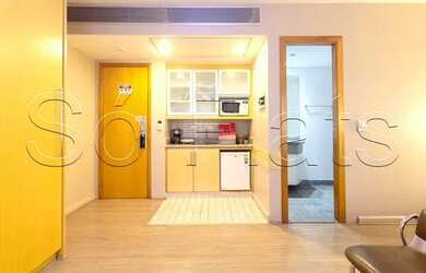 Imagem 3: Flat Tryp Tatuapé, contendo 28m², 1 dormitório e 1 vaga de garagem disponível para locação