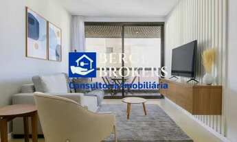 Imagem: Flat mobiliado com 2 quartos e vaga de garagem