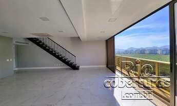 Imagem 3: Cobertura à venda no Royal Blue. Barra da Tijuca. 5 Suítes. 4 Vagas