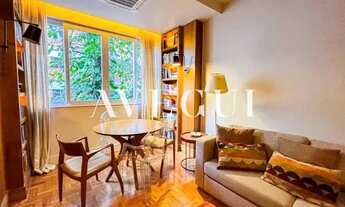 Imagem 2: Apartamento 2 quartos, reformado, mobiliado - Leblon