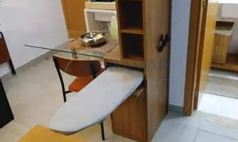 Imagem 4: Apartamento Studio Mobiliado e Decorado com 1 Quarto e Vaga de Garagem para Aluguel no Vis