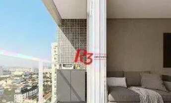 Imagem 4: Apartamento com 1 dormitório à venda, 38 m² por R$ 590.000,00 - Macuco - Santos/SP