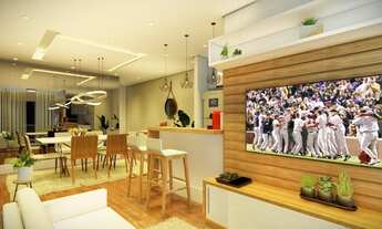 Imagem 3: Apartamento para venda possui 55 metros quadrados com 2 quartos