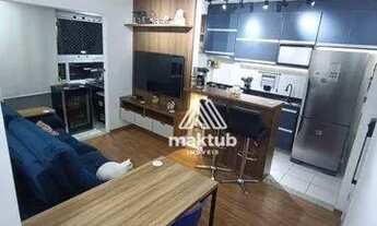 Imagem 3: Apartamento com 2 dormitórios à venda, 50 m² por R$ 370.000,00 - Parque Jaçatuba - Santo A