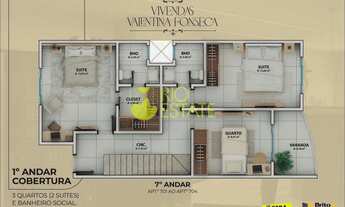 Imagem 5: Apartamentos 2 quartos (SUÍTE), 70m2, Vivendas do Lago,Jd Belvedere -- Volta Redonda/RJ