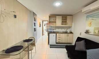 Imagem 4: FLAT COM 01 QUARTO MOBILIADO, FRENTE MAR, PARA ALUGAR, 31 m² POR R$ 3.200,00/MÊS A BEIRA M