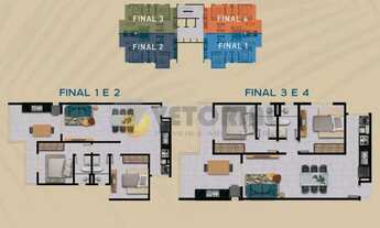 Imagem 3: Apartamento com 2 dormitórios à venda, 84 m² por R$ 550.000,00 - Aruan - Praia do Aruan