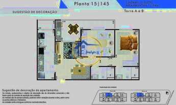 Imagem 6: Melhor unidade de 2 dormitórios do Edifício