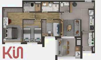 Imagem 3: Apartamento com 3 dormitórios à venda, 79 m² por R$ 933.000 - Ipiranga - São Paulo/SP