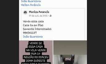 Imagem: Casa pra vender na vila verde zona sudeste