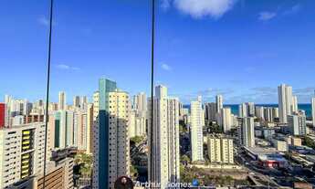 Imagem 4: Apartamento em Boa Viagem com 103 m², 03 quartos, andar alto e 2 vagas